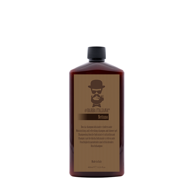 Barba Italiana Nettuno- Doccia Shampoo Idratante e Rinfrescante- 400 ml