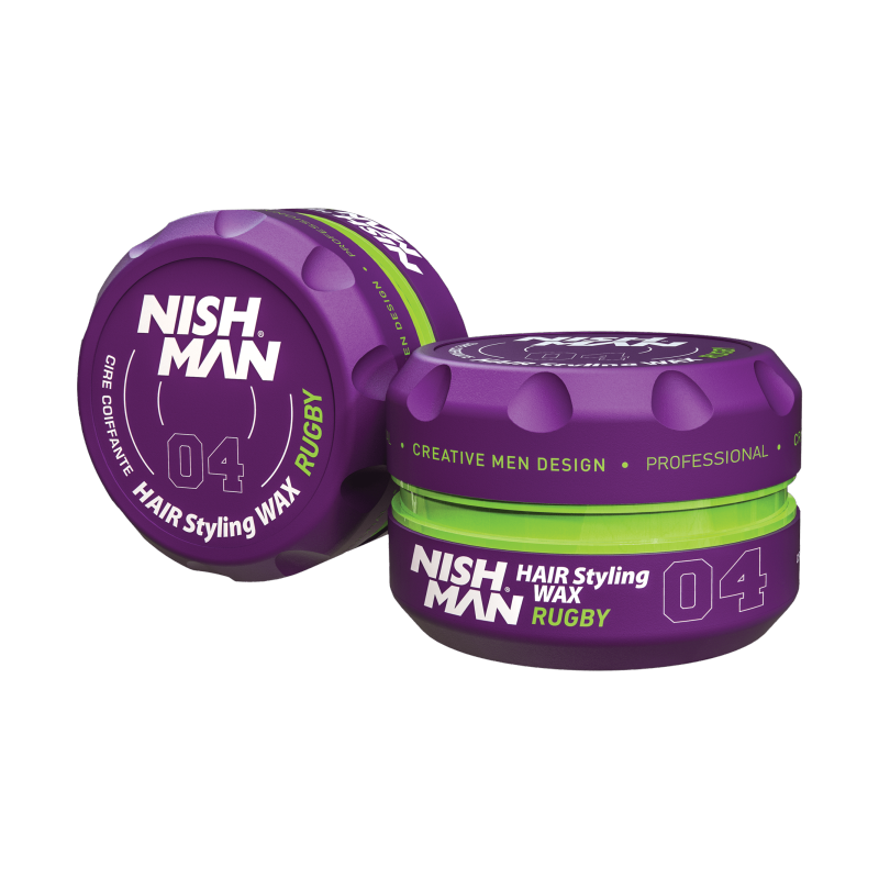 NISHMAN Cera Capelli Aqua Hair Styling 04 Rugby 150 ml – Effetto Lucido & Tenuta Forte
