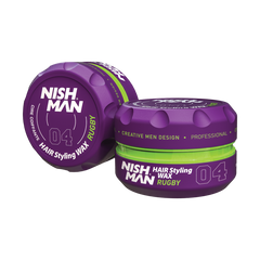 NISHMAN Cera Capelli Aqua Hair Styling 04 Rugby 150 ml – Effetto Lucido & Tenuta Forte