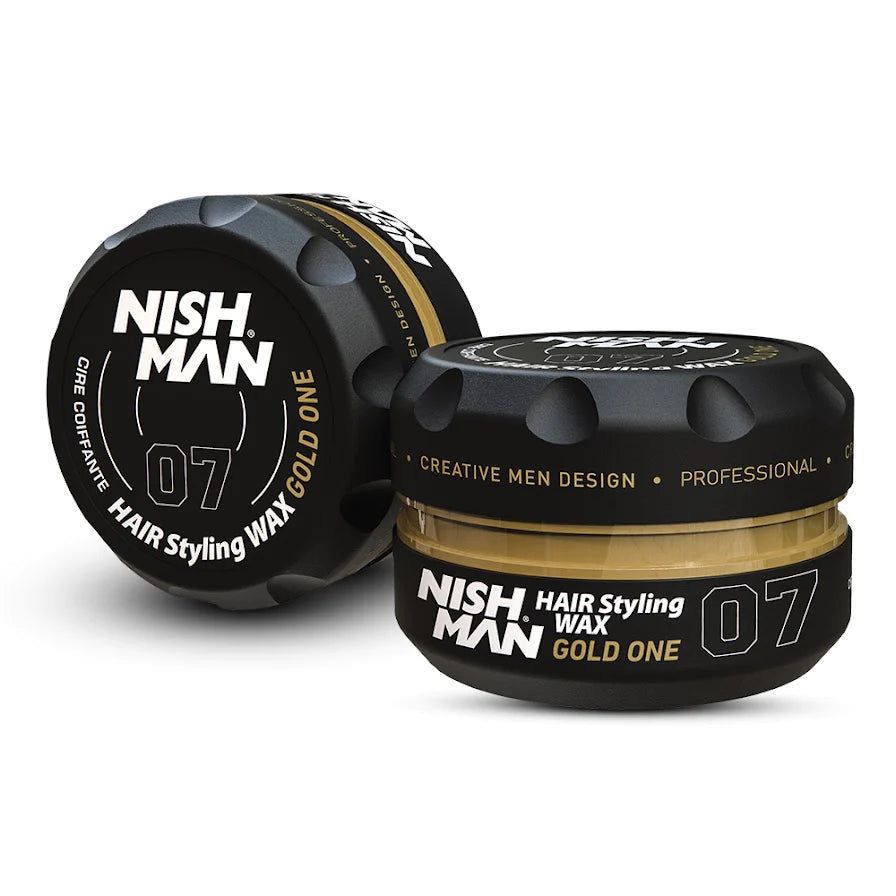 NISHMAN Cera Capelli Aqua Hair Styling 07 Gold One 150 ml – Effetto Lucido & Tenuta Forte