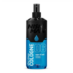 NISHMAN After Shave Cologne Aqua D’Asil N.6 400 ml – Dopobarba Colonia Uomo