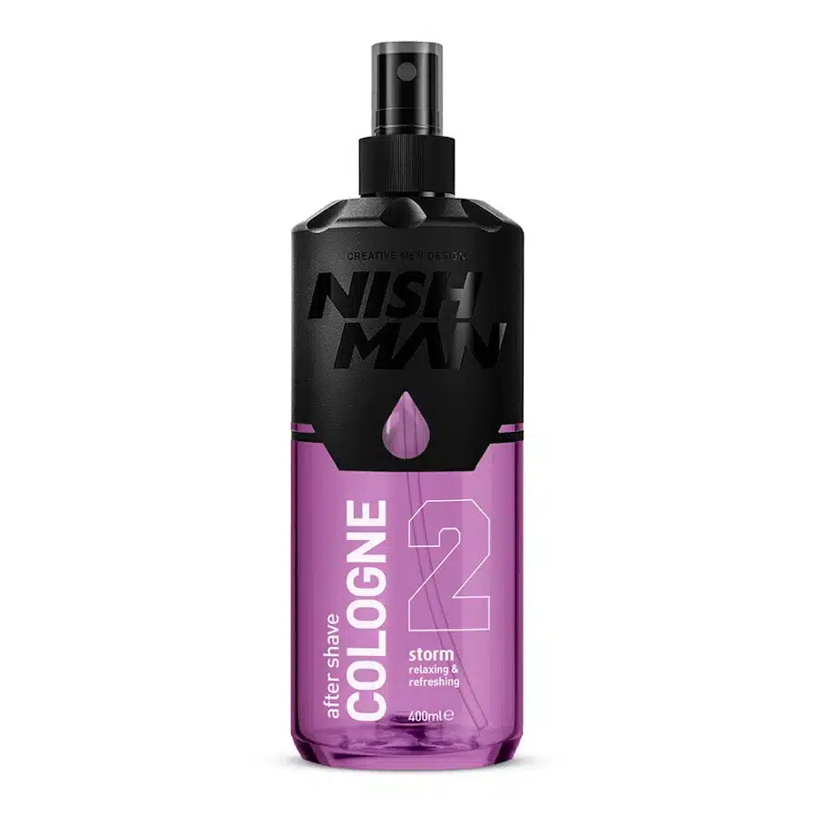 NISHMAN After Shave Cologne Storm N.2 400 ml – Dopobarba Colonia Uomo