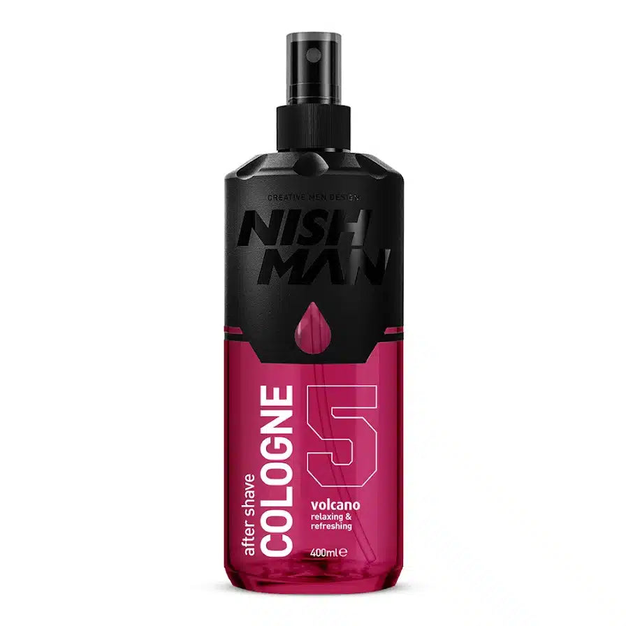 NISHMAN After Shave Cologne Volcano N.5 400 ml – Dopobarba Colonia Uomo