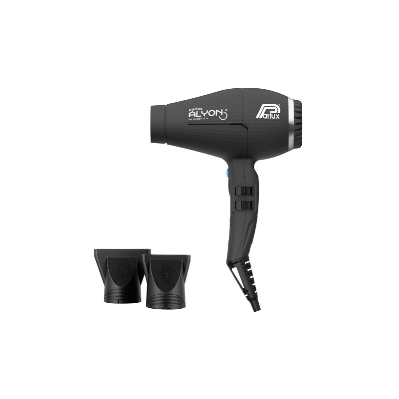Parlux Alyon Asciugacapelli Professionale Air Ionizer Tech- Black