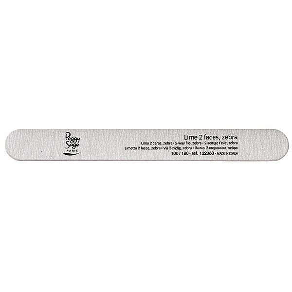 Peggy Sage Limetta 2 Facce Lavabile Diritte- Zebra 100/180- 1 pz