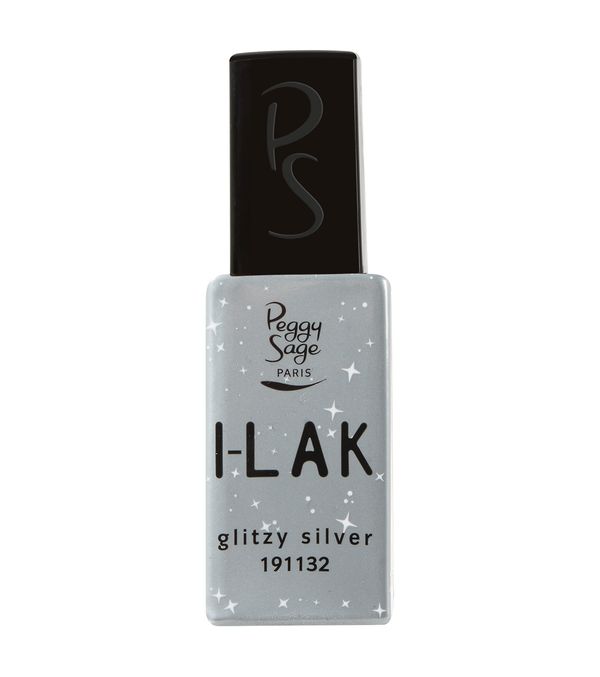 Peggy Sage Smalto Semipermanente I-LAK- Glitzy Silver- 11 ml