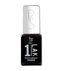 Peggy Sage Smalto Semipermanente 3-IN-1 1-LAK- Black Velours- 5 ml