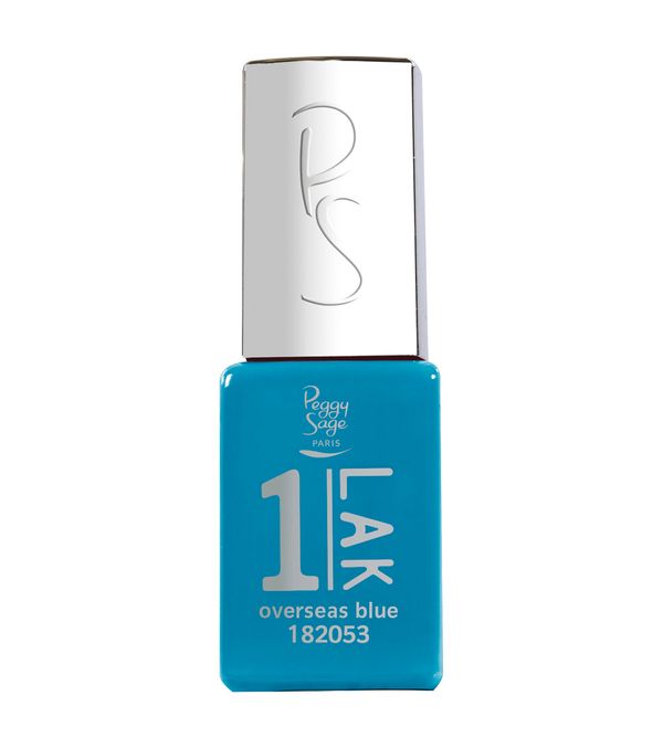 Peggy Sage Smalto Semipermanente 3-IN-1 1-LAK- Overseas Blue- 5 ml