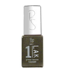 Peggy Sage Smalto Semipermanente 3-IN-1 1-LAK- Glitter Leaves- 5 ml