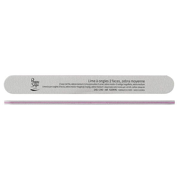 Peggy Sage Limetta 2 Facce Lavabile Diritte- Zebra 240/240- 1 pz