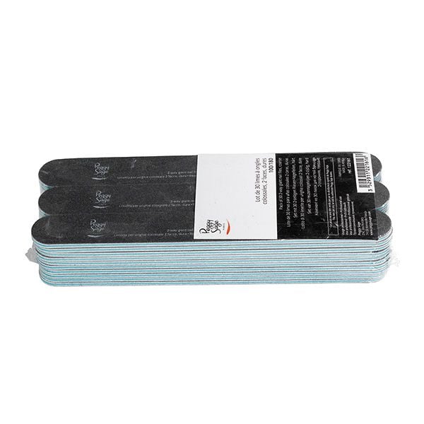 Peggy Sage Limetta 2 Facce Lavabile Diritte- Colossal Nere 100/180- 30 pz