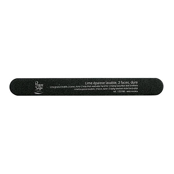 Peggy Sage Limetta 2 Facce Lavabile Diritte- Spesse Nere 100/180- 1 pz