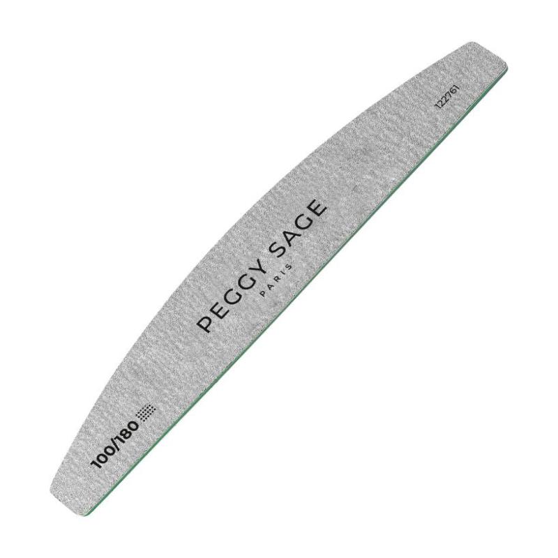 Peggy Sage Limetta 2 Facce Lavabile a Mezzaluna- Zebra Dura 100/ 180- 1 pz