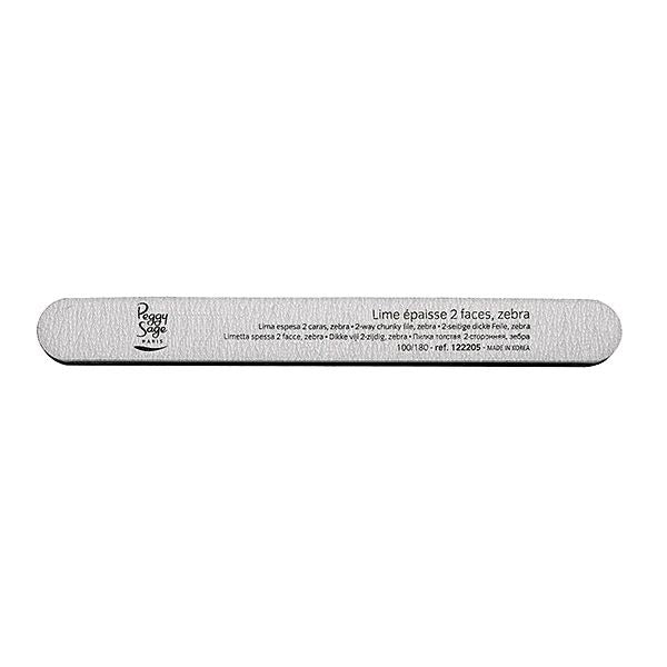 Peggy Sage Limetta 2 Facce Lavabile Diritte- Spesse Zebra 180/180- 1 pz