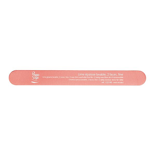 Peggy Sage Limetta 2 Facce Lavabile Diritte- Spesse Rosa 600/600- 1 pz