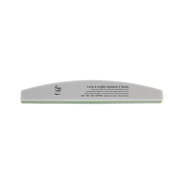 Peggy Sage Limetta 2 Facce Lavabile a Mezzaluna Spesa- Zebra 100/ 180- 1 pz