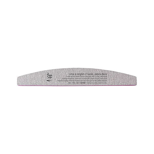 Peggy Sage Limetta 2 Facce Lavabile a Mezzaluna- Zebra Dura 100/100- 1 pz