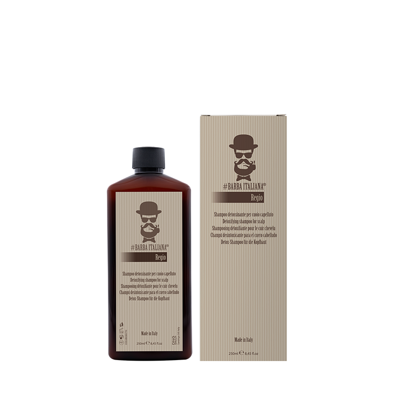 Barba italiana Regio - Shampoo Detossinante per Cuoio Capelluto- 250 ml