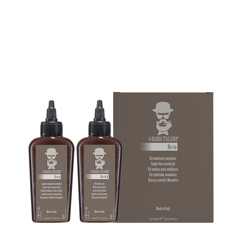 Barba Italiana Riccio- Kit Ondulante Monodose- 2 x 100 ml