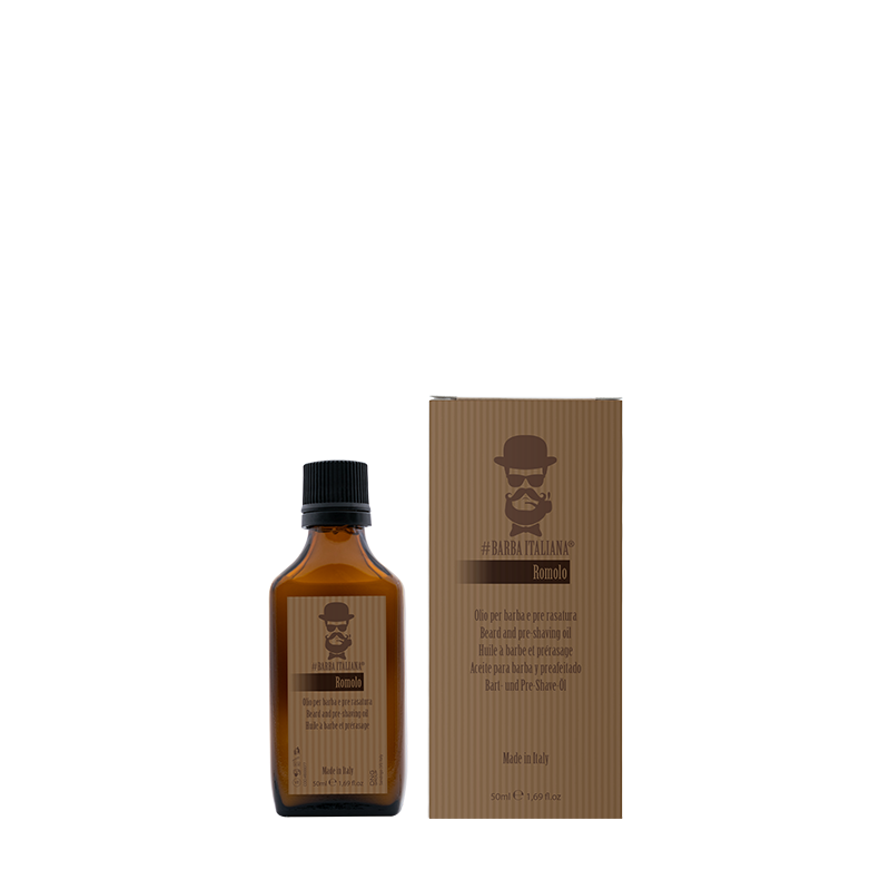 Barba Italiana Romolo- Olio per Barba e Pre Rasatura- 50 ml