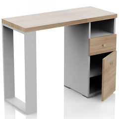 Tavolo Ricostruzione Unghie in Legno- Nails-  Bianco Rovere