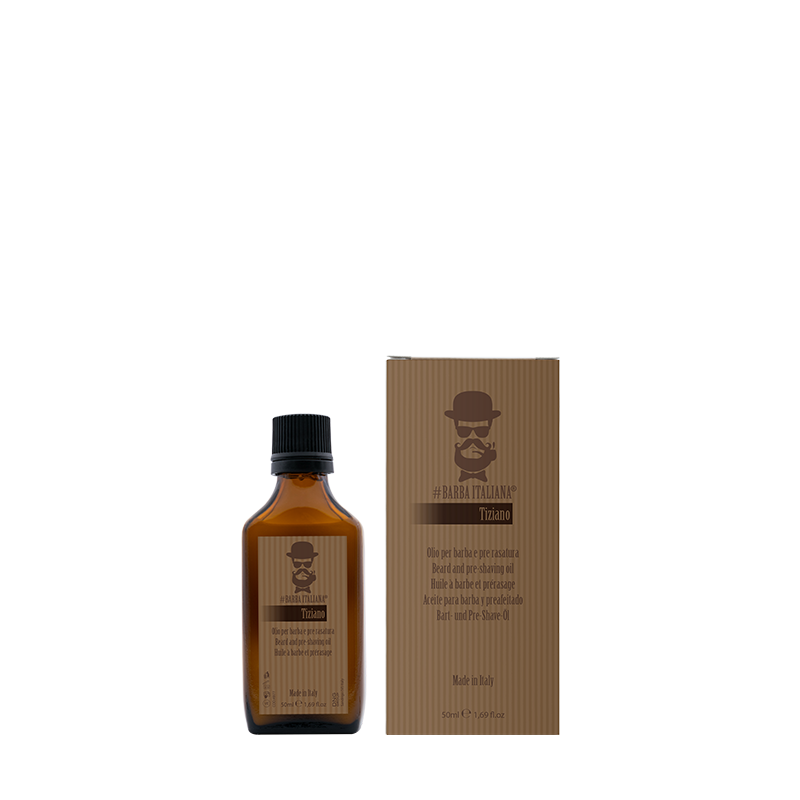Barba Italiana Tiziano- Olio per Barba e Pre Rasatura- 50 ml