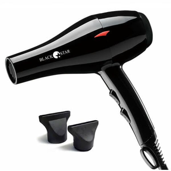 BlackStar Asciugacapelli Professionale Turbo Piuma- Nero
