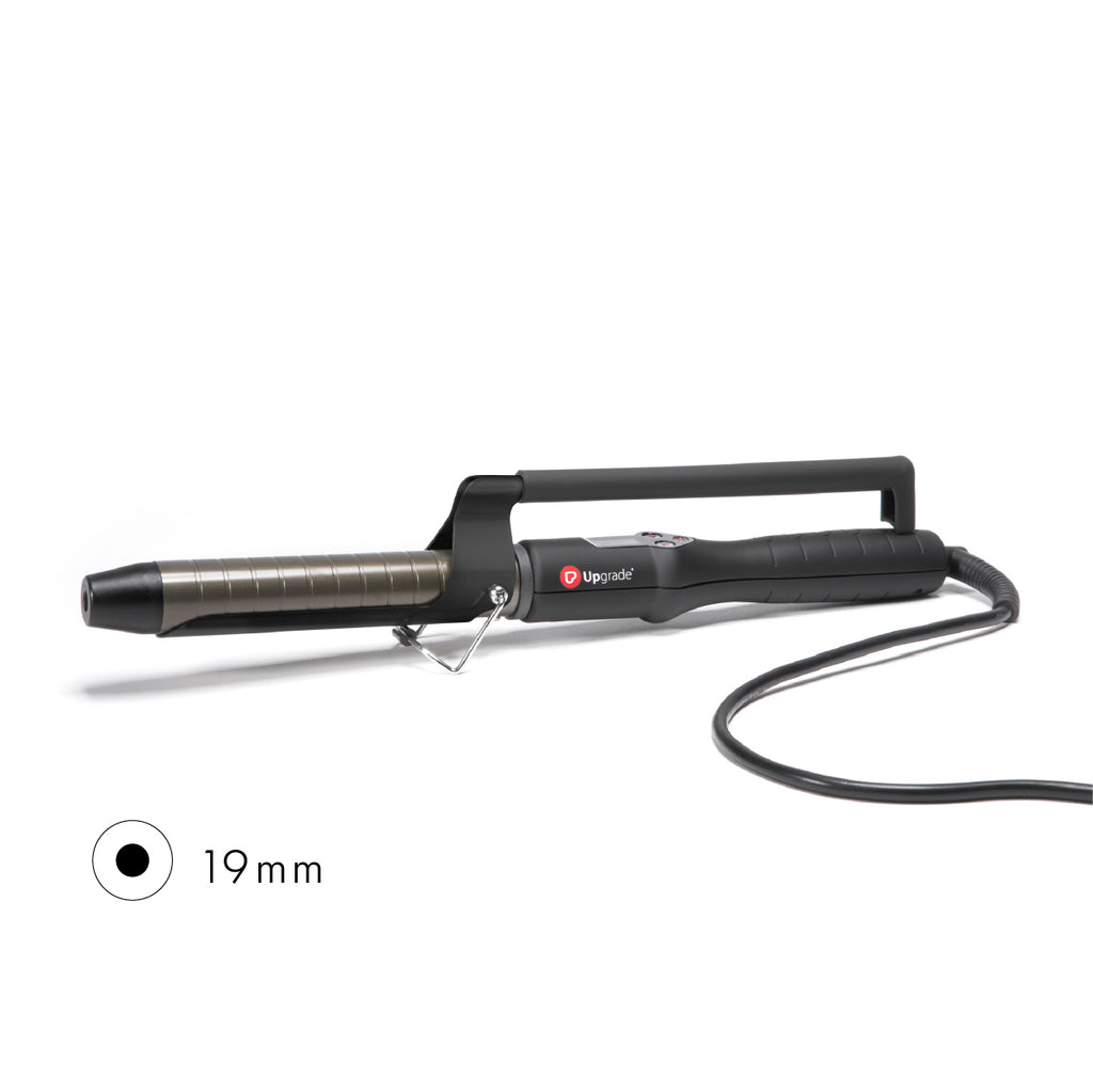 Upgrade Titanium Pro Ferro Arricciacapelli Professionale in Titanio con Pinza- 19 mm
