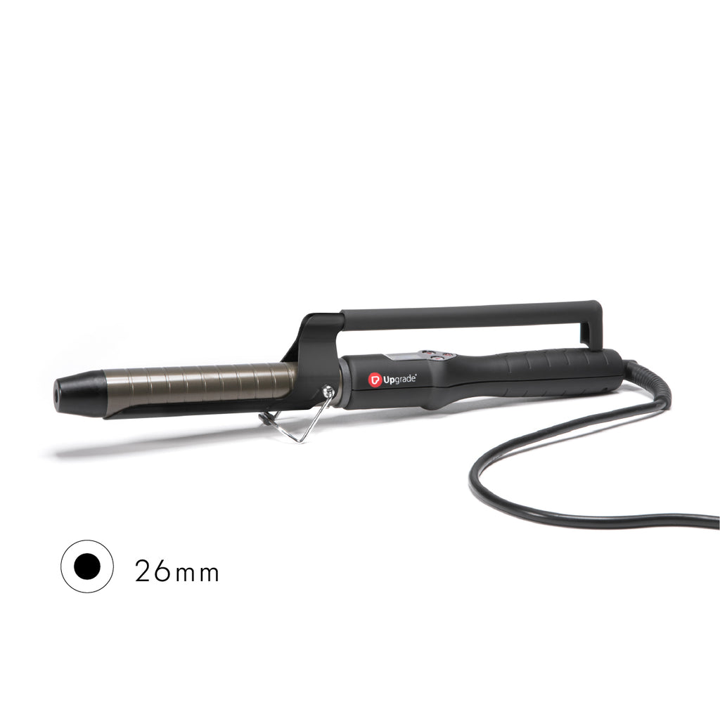 Upgrade Titanium Pro Ferro Arricciacapelli Professionale in Titanio con Pinza- 26 mm